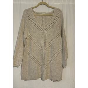 Maurices Sweater Womens Size 2 V-Neck Knited Long Sleeve